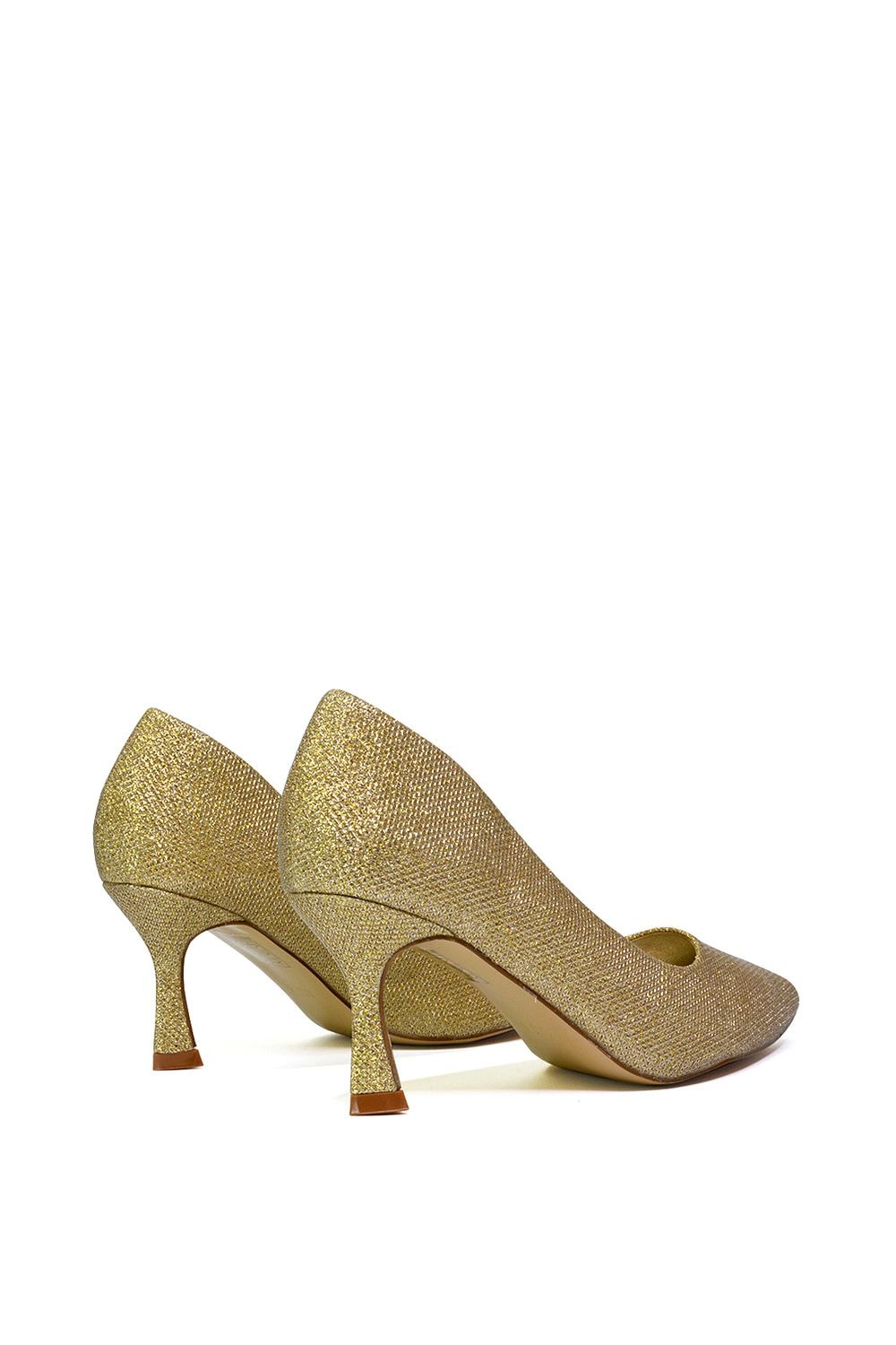 XY London 'Romi' Pointed Toe Court Shoes Mid Stiletto Heels image 4