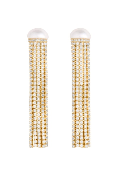 Jon Richard Gold Plated Pearl Shower Drop Earrings