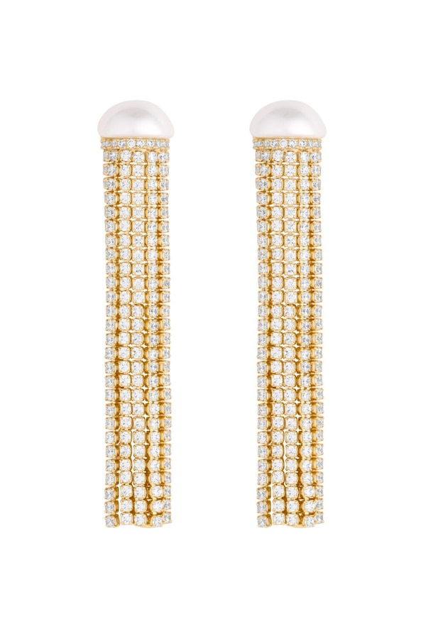 Jon Richard Gold Plated Pearl Shower Drop Earrings