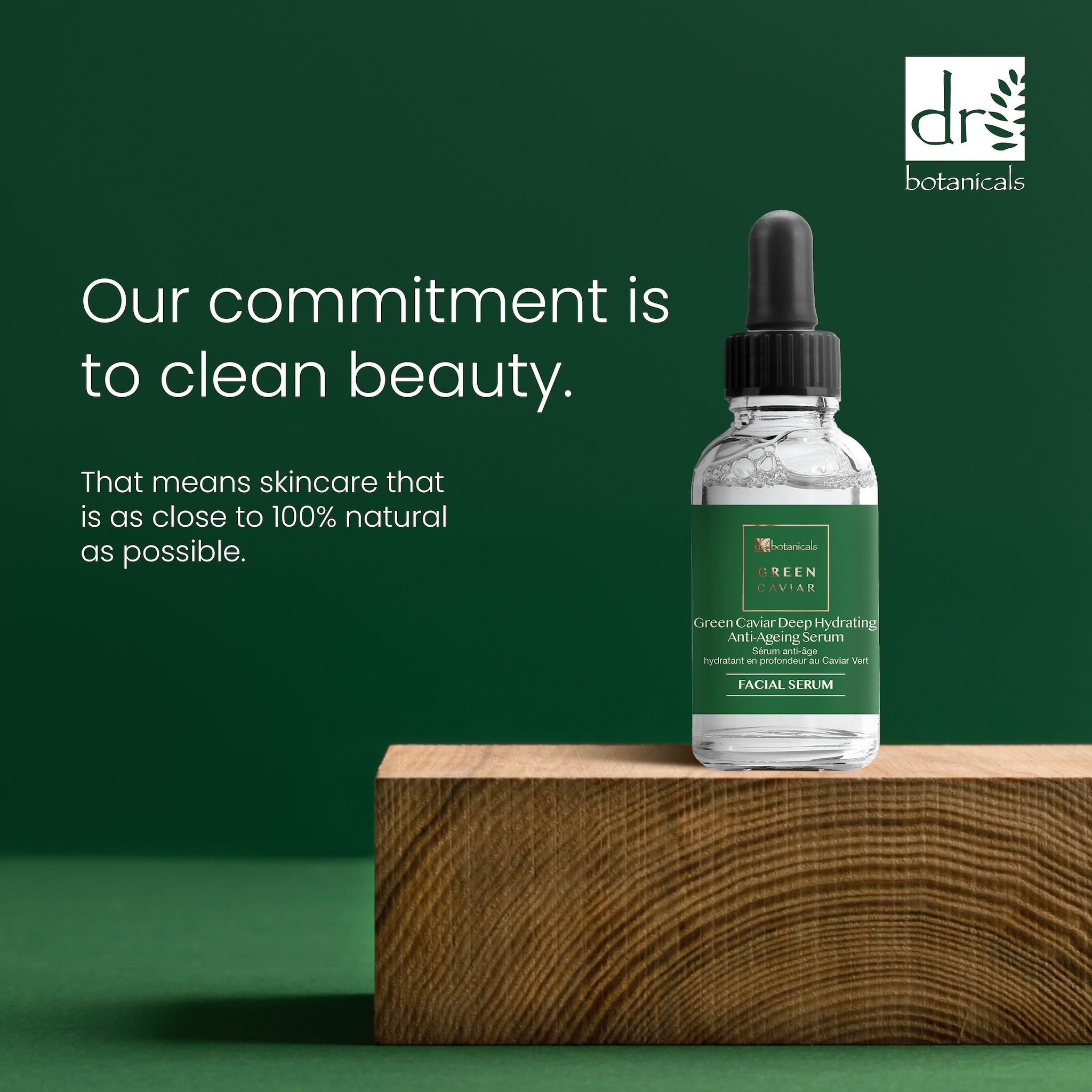 Dr. Botanicals Green Caviar Deep Hydrating Anti-Ageing Serum 30ml image 2