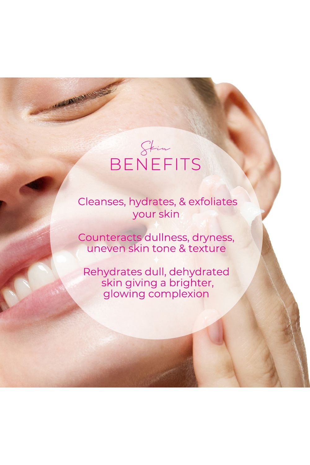 Ella & Jo Cosmetics Brighten & Glow  Exfoliating Cleanser 100ml Multi image 5