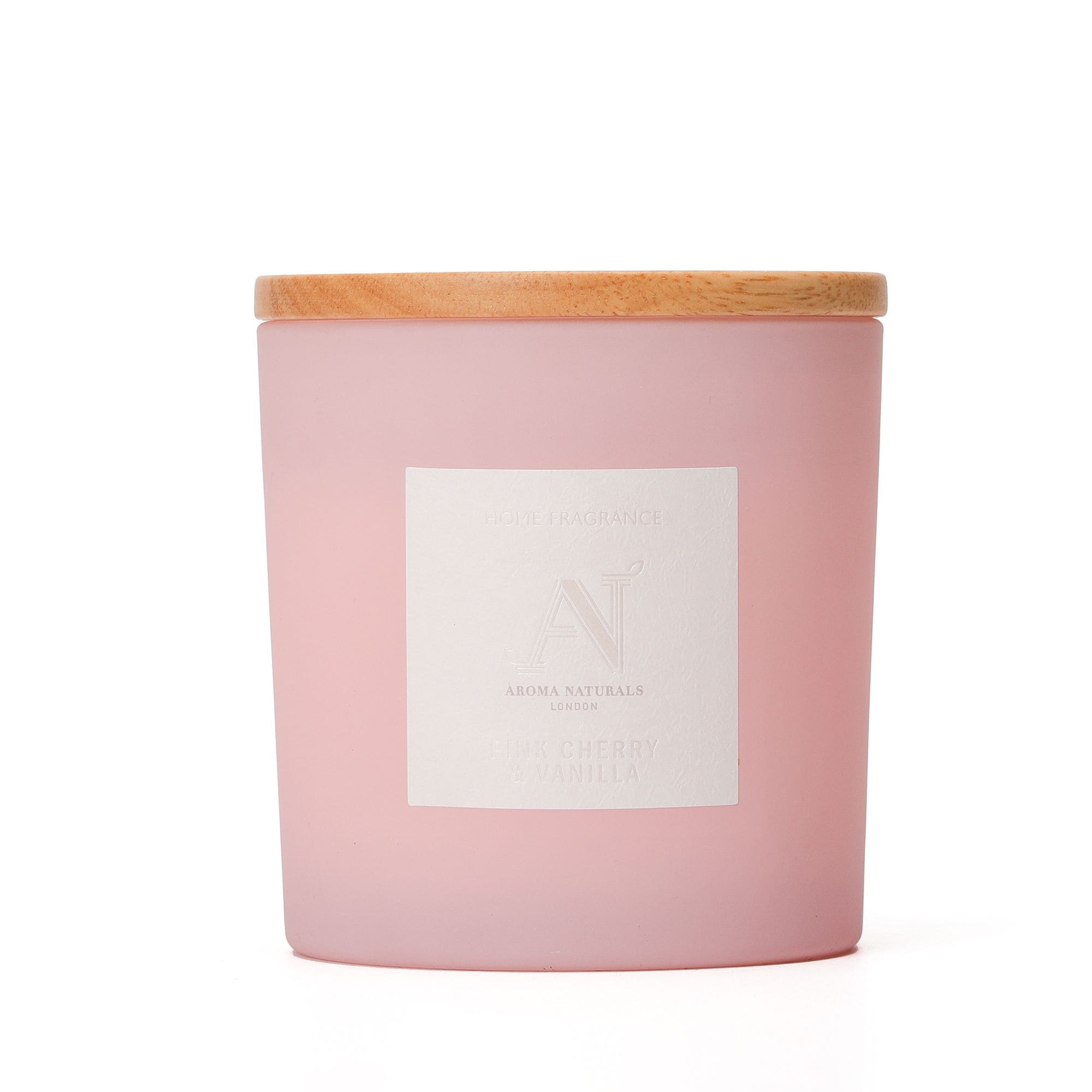 Aroma Naturals Frosted Decadence Glass Candle - Cashmere Scent image 1