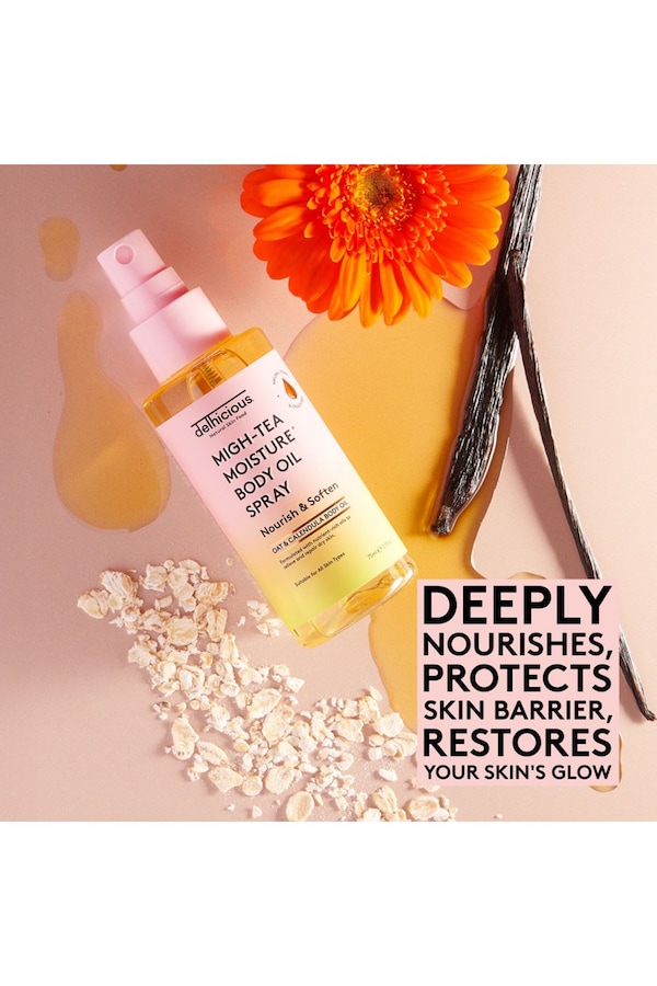 Delhicious Migh-Tea Moisture Body Oil Spray 75ml Multi