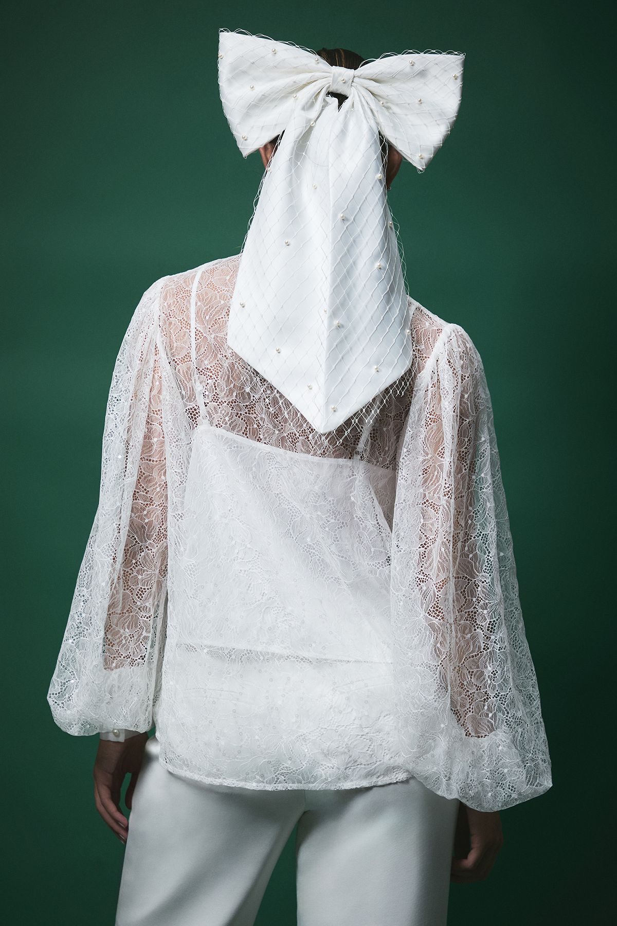 Coast Lisa Tan Sequin Organza Bridal Blouse Ivory image 3