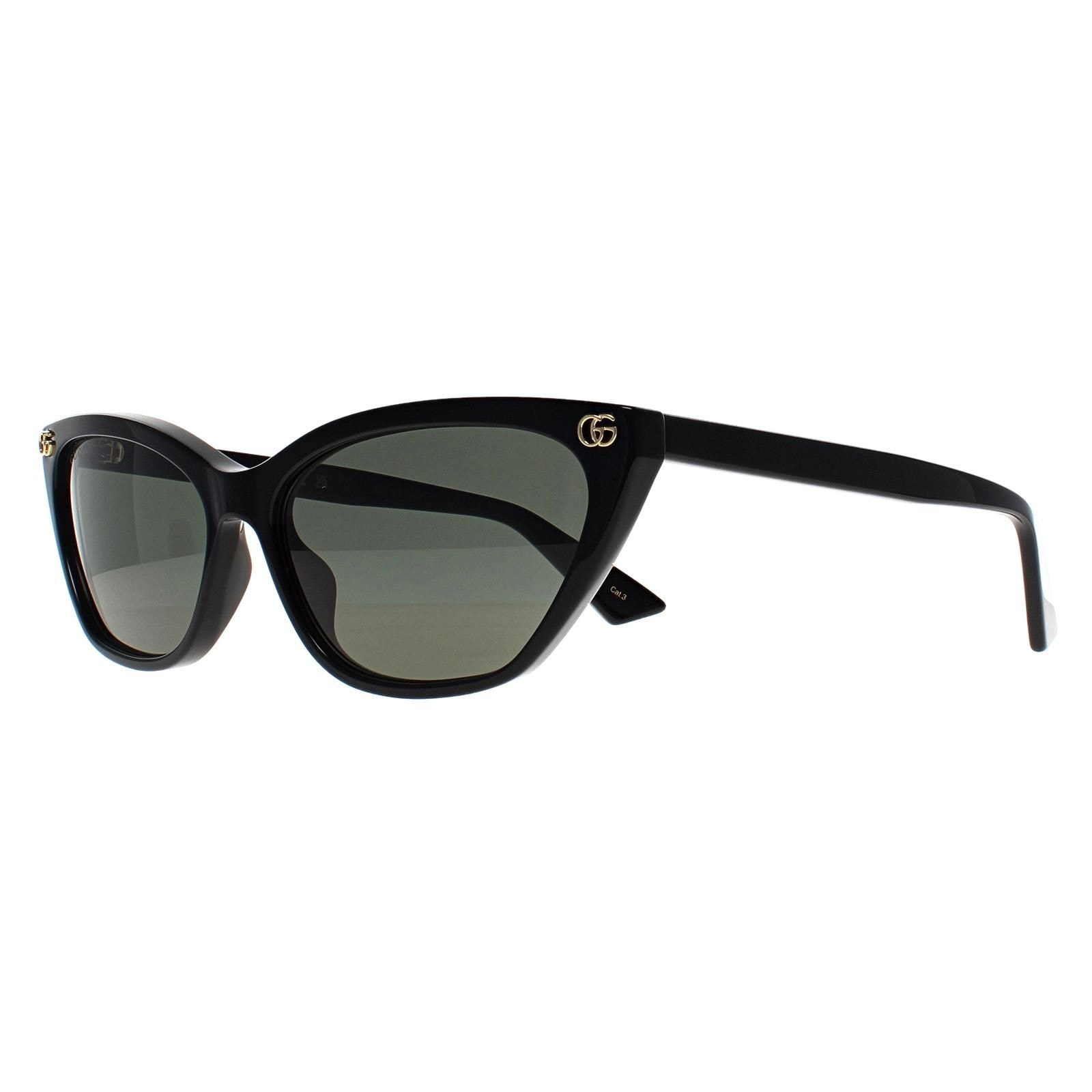 Gucci Cat Eye Shiny Black Grey GG1815S image 2