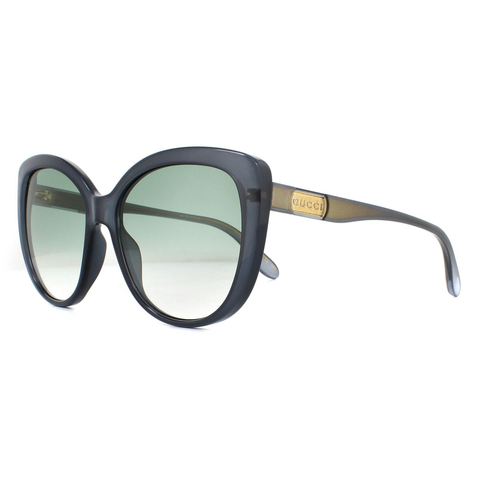 Gucci Cat Eye Blue Green Gradient Sunglasses image 2