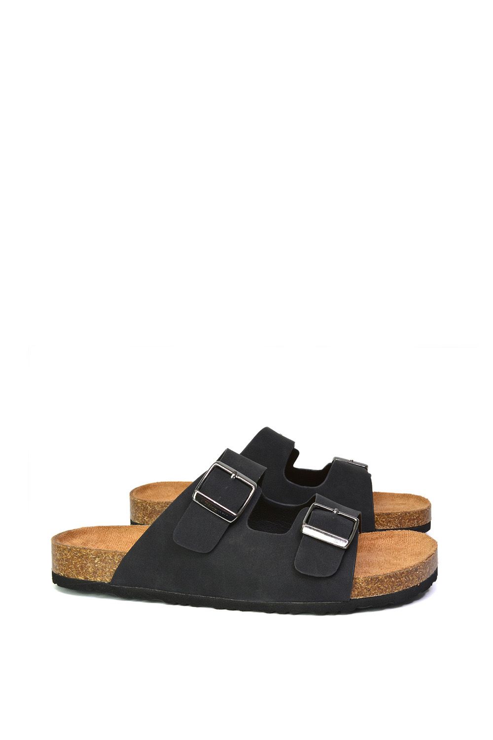 XY London 'Star' Double Strap Buckle Up Summer Slip On Flat Sandals image 2