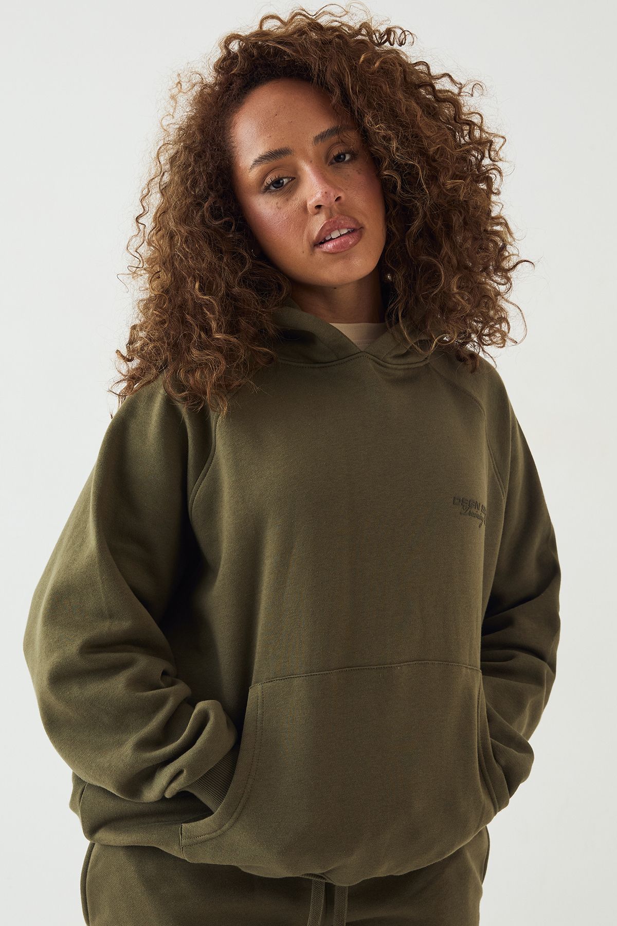 DSGN Studio DSGN Studio Sport Training Club Oversized Hoodie Green