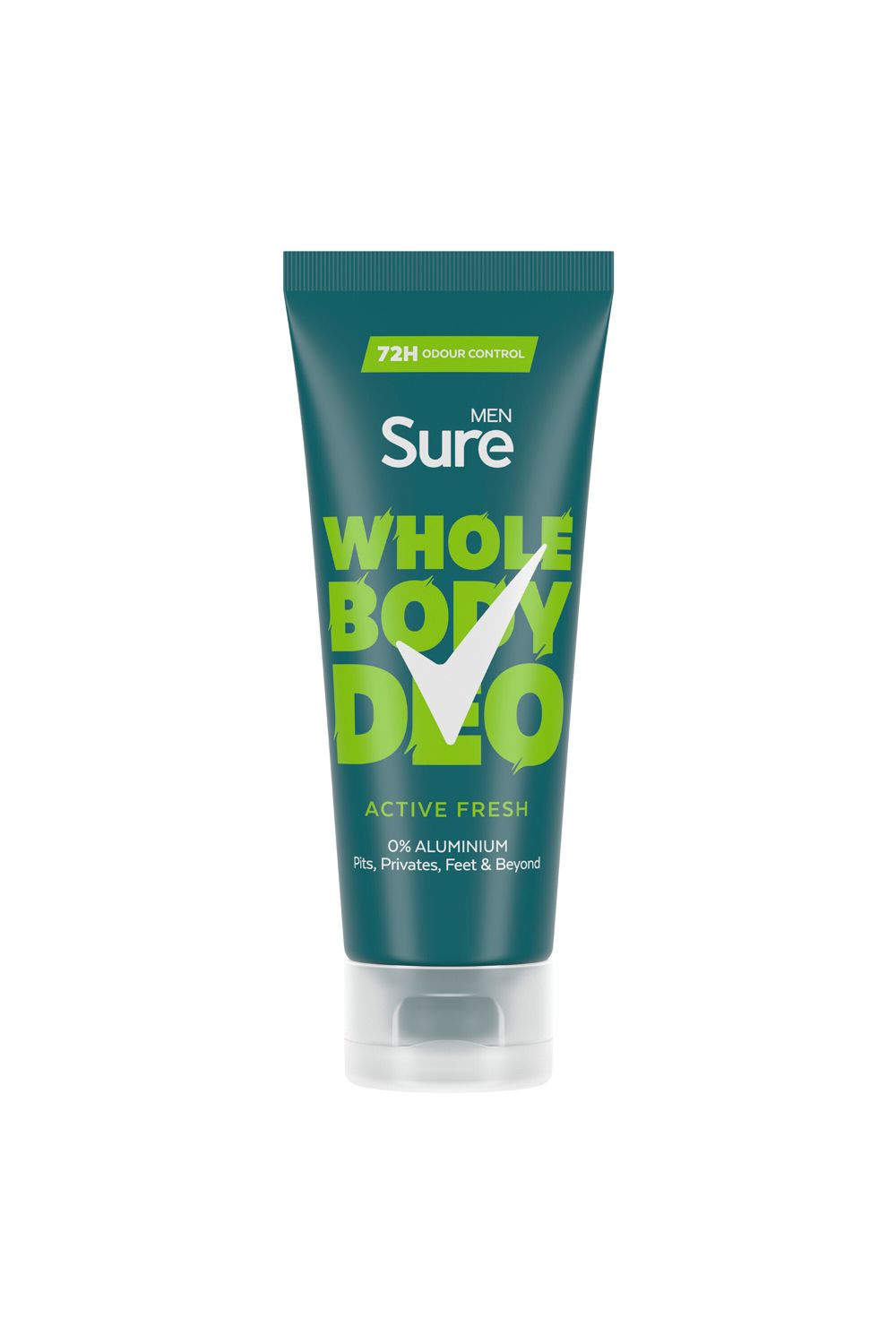 Sure Whole Body 'Deodorant Cream' Active Fresh w/ 72H Odour free 75ml, 6pk image 4
