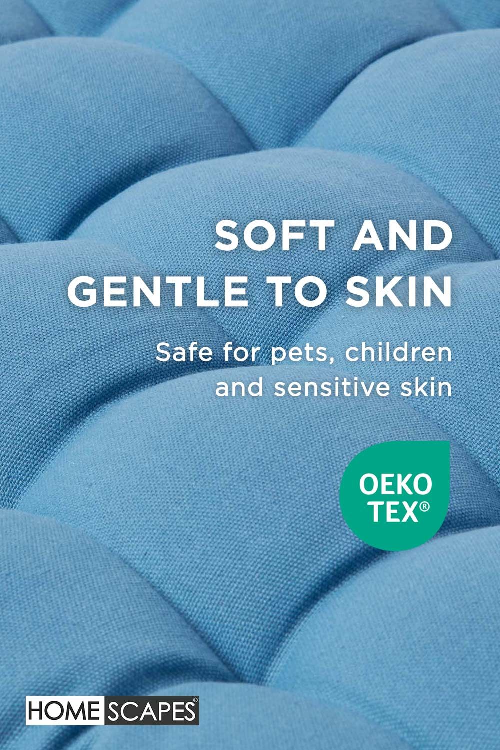 Homescapes Garden Bench Cushion Luxury 3 Seater Cotton Indoor Outdoor Pad, 143 x 48cm image 3