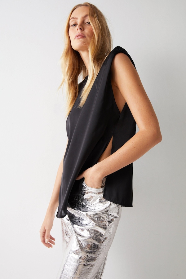 Warehouse Shell Top Black