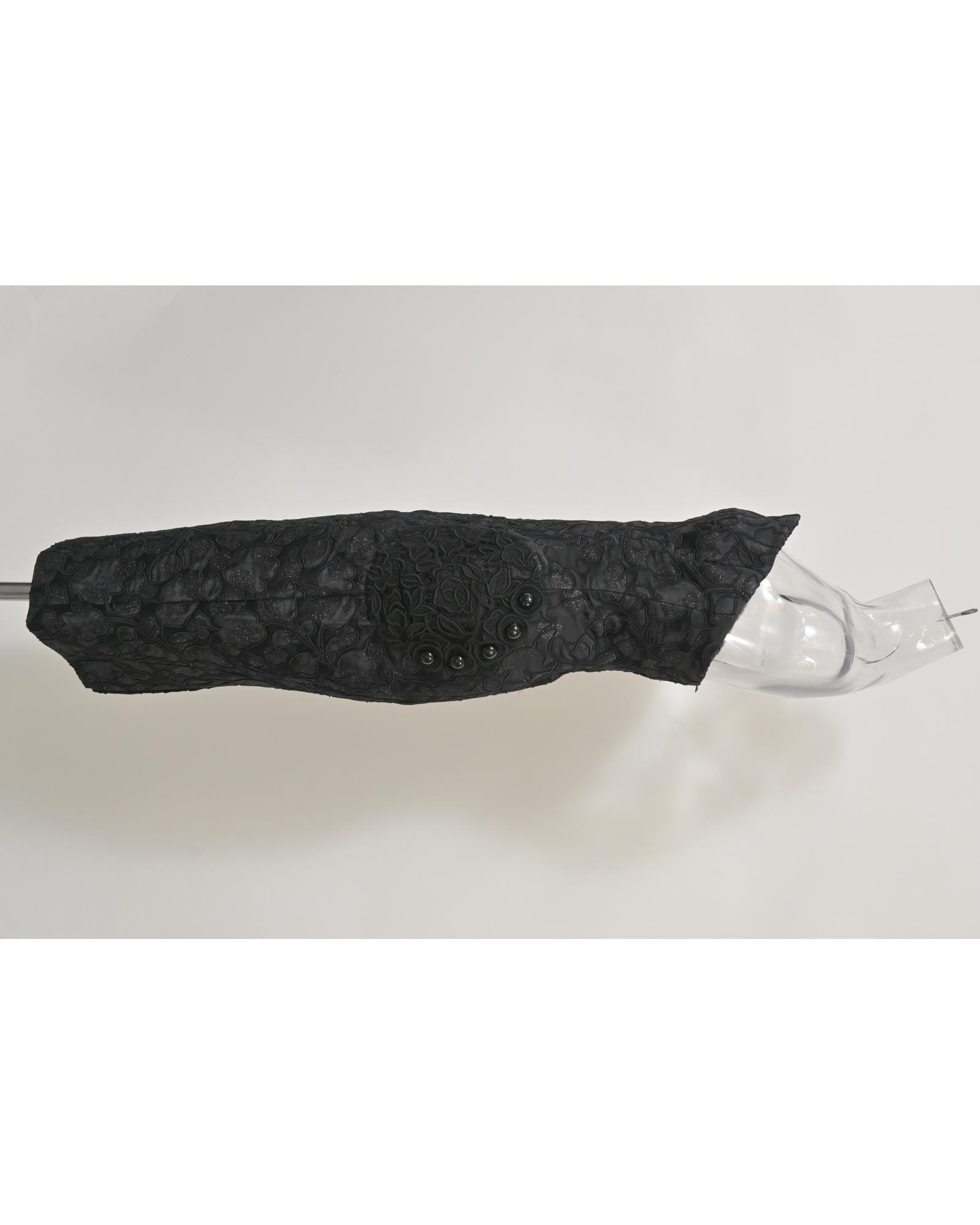 Marc Jacobs Preloved Embossed Floral Evening Gown Wo - Black Dresses image 5