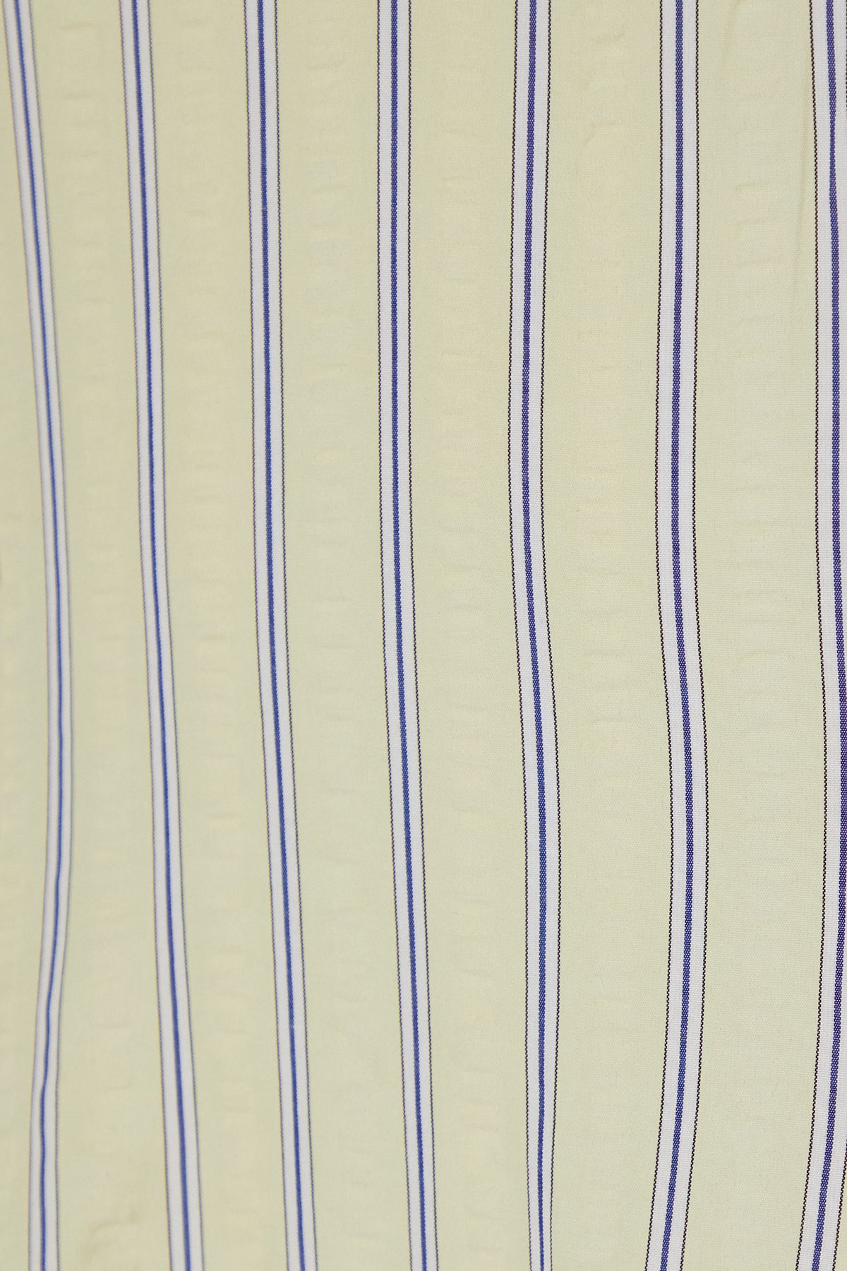 NastyGal Textured Stripe Dipped Hem Maxi Dress Lemon image 5