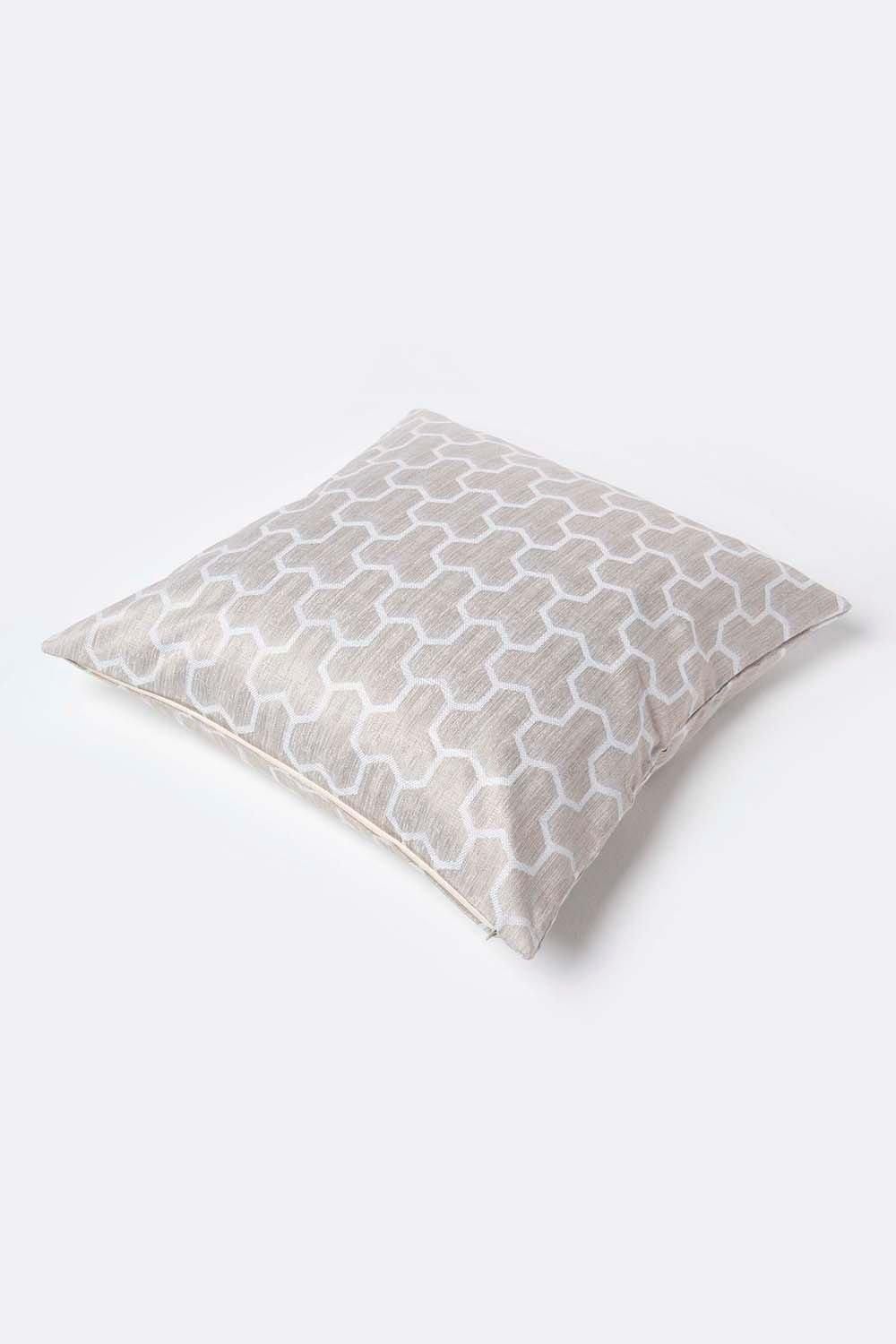 Homescapes Geometric Jacquard Cushion Cover image 4