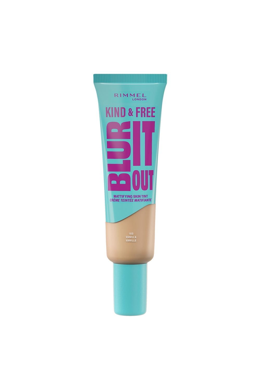 Rimmel London Kind & Free BLUR IT OUT Mattifying Skin Tint 30ml 160 Vanilla image 1