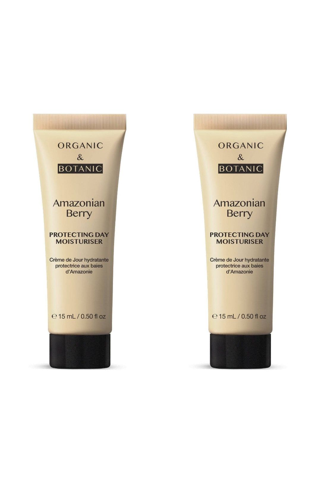 Organic & Botanic Amazonian Berry Day Moisturiser 15ml x 2 Duo Pack image 1