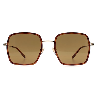Gucci Square Havana Gold Brown GG1848S