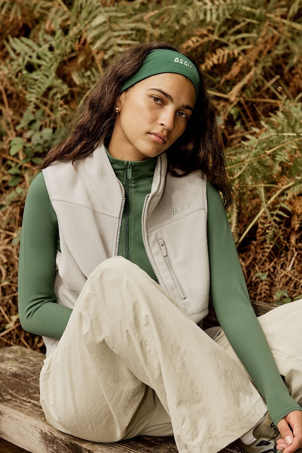 DSGN Studio DSGN Studio Sport Embroidered Headband Green