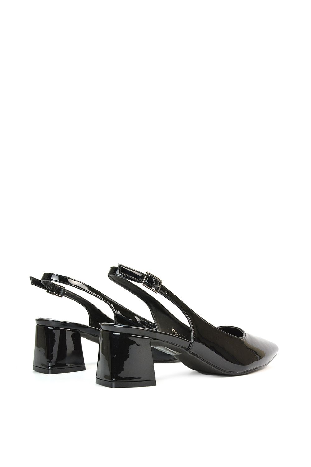 XY London 'Becky' Pointed Toe Slingback Court Shoe Heels image 6