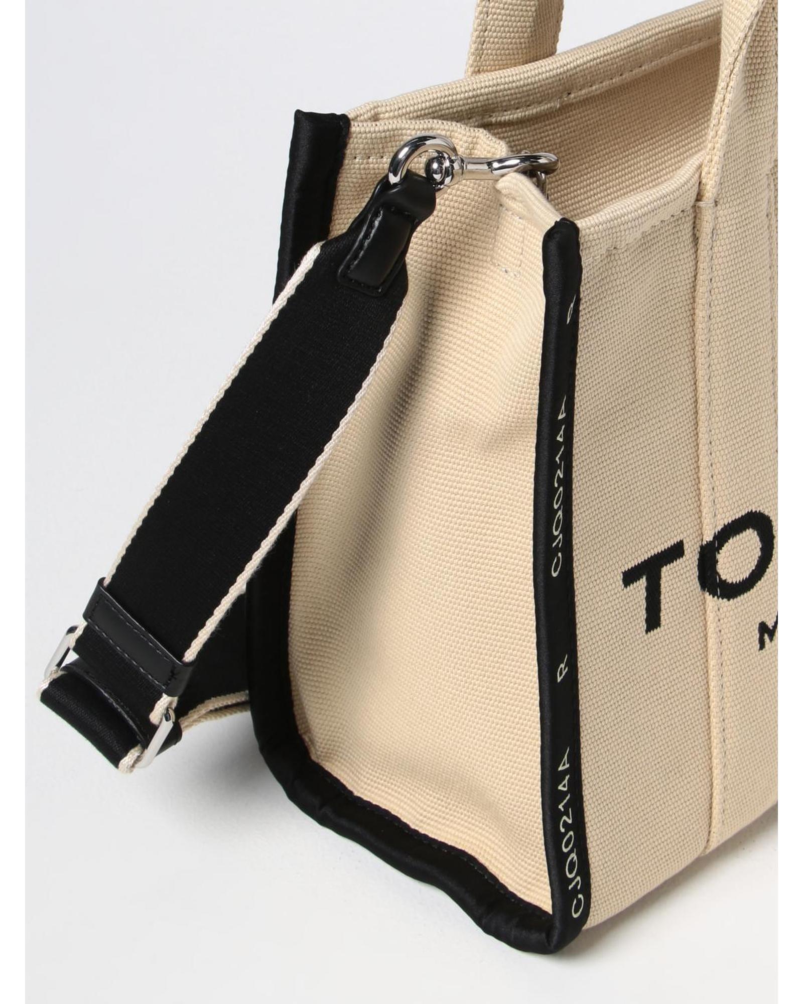 Marc Jacobs The Tote Bag Canvas Handbag Wo - Sand image 3