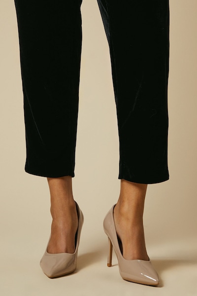 Dorothy Perkins Wide Fit Dash Pointed High Stiletto Heel Court Shoes Taupe