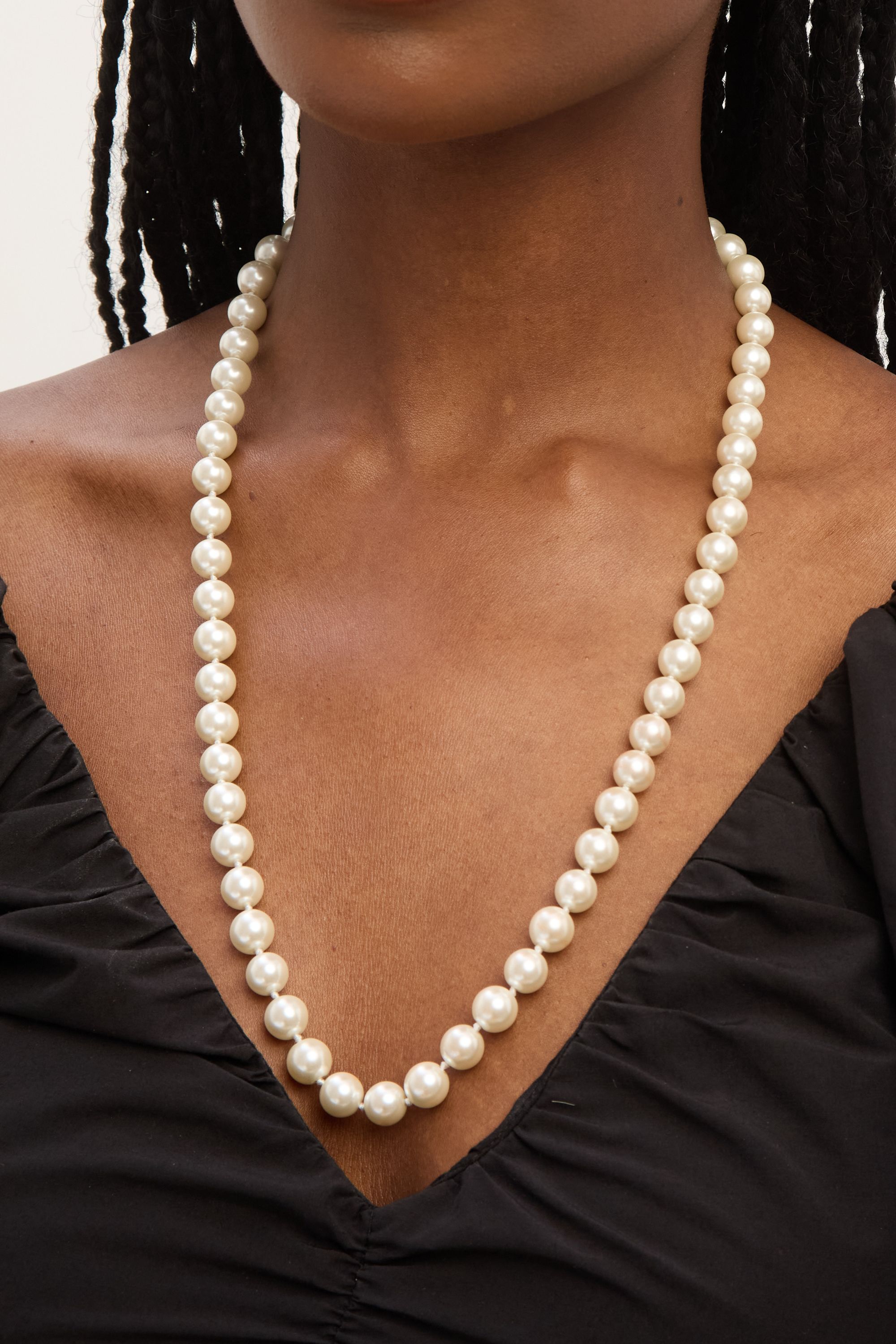 Jon Richard Knotted 8mm Pearl Rope Necklace image 3