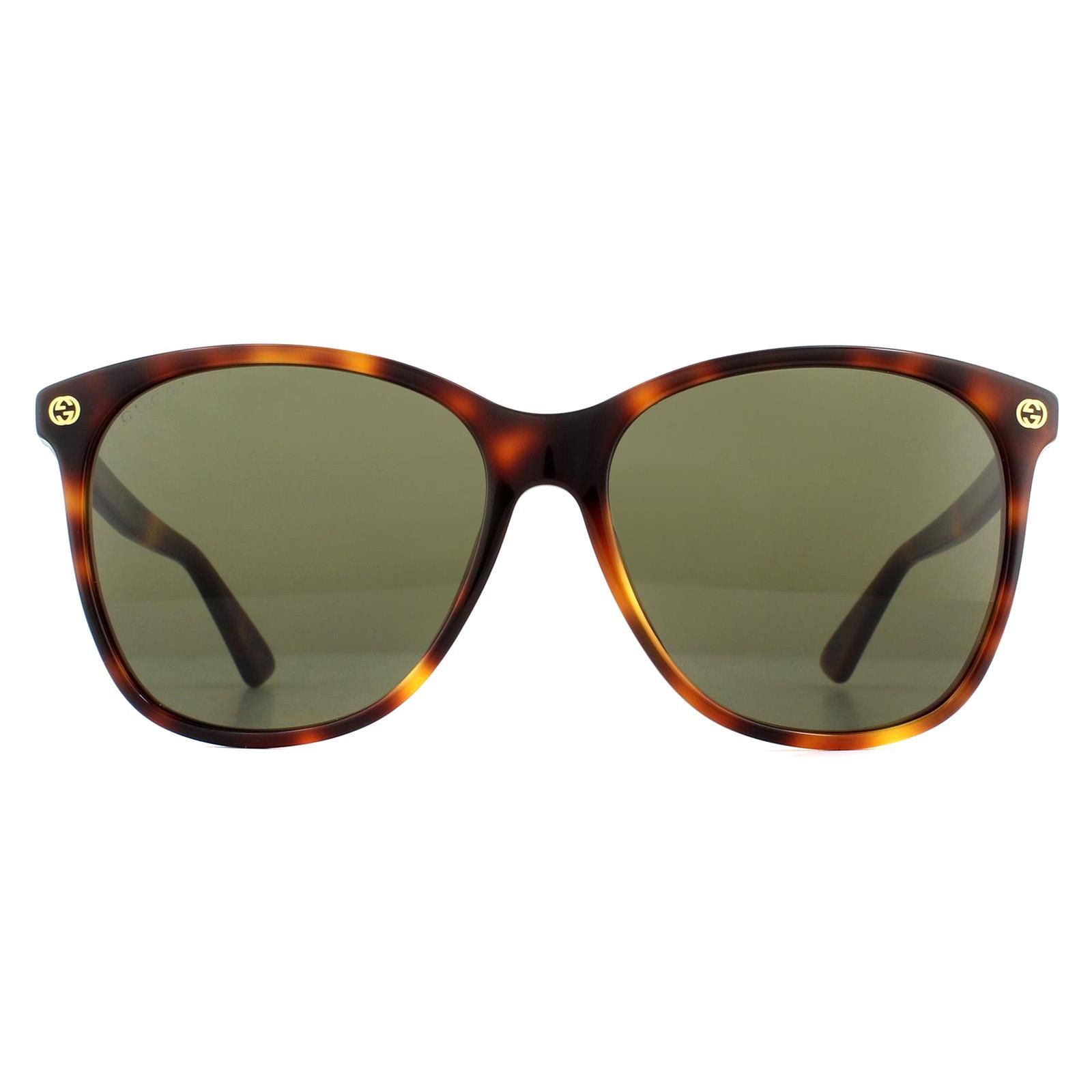 Gucci Round Havana Brown Sunglasses image 1