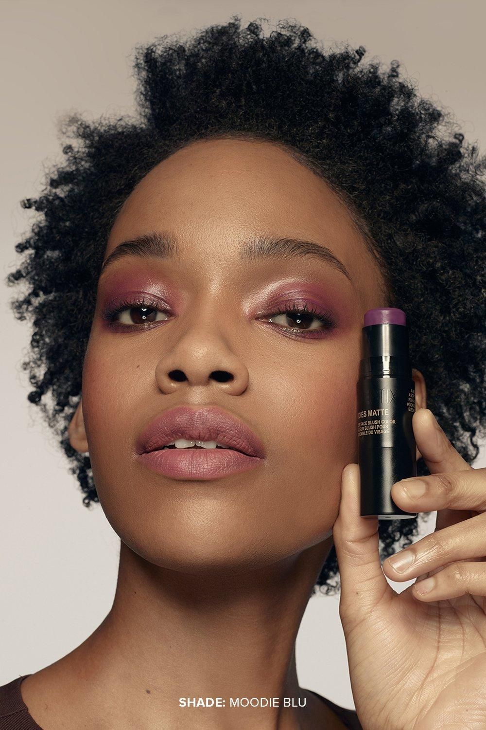 Nudestix Nudies All Over Face Matte Blush Moodie Blu image 3