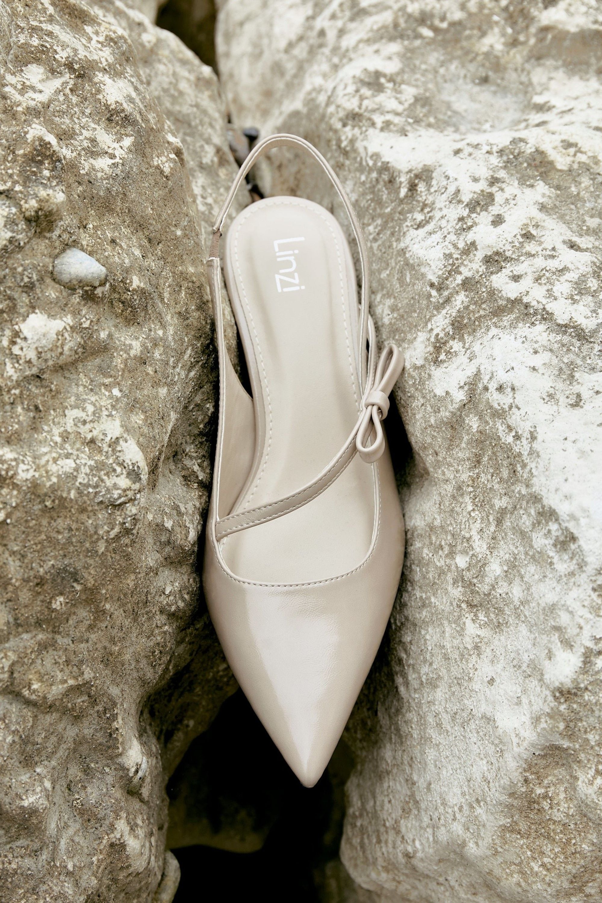 Linzi Timeless Nude Faux Leather Court Heel image 6