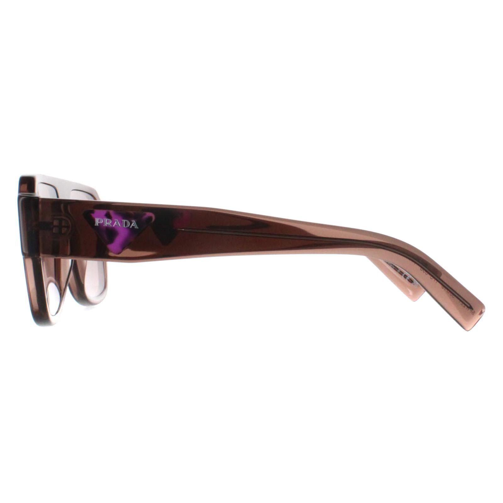 Prada Aviator Transparent Brown Light Brown PR22YS image 3
