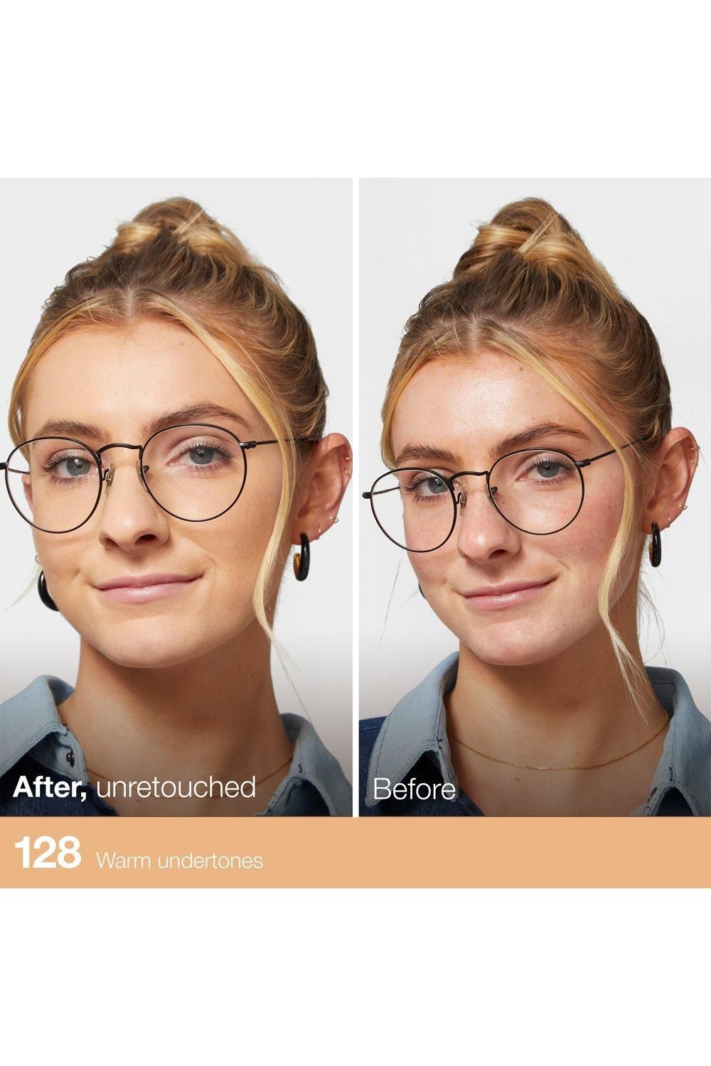 Maybelline Fit Me Matte & Poreless Full Coverage Matte Blendable Normal to Oily Skin Foundation 128 Warm Nude image 4