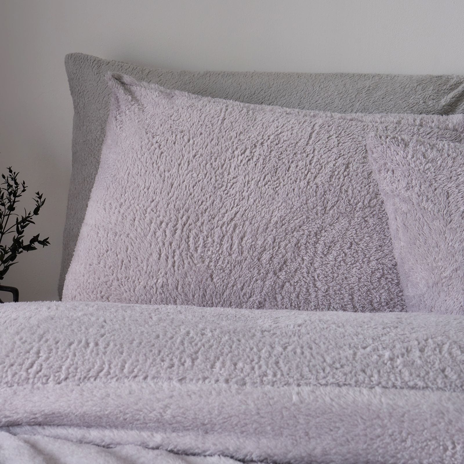 OHS Thermal Soft Teddy Fleece Duvet Cover Bedding Set image 3