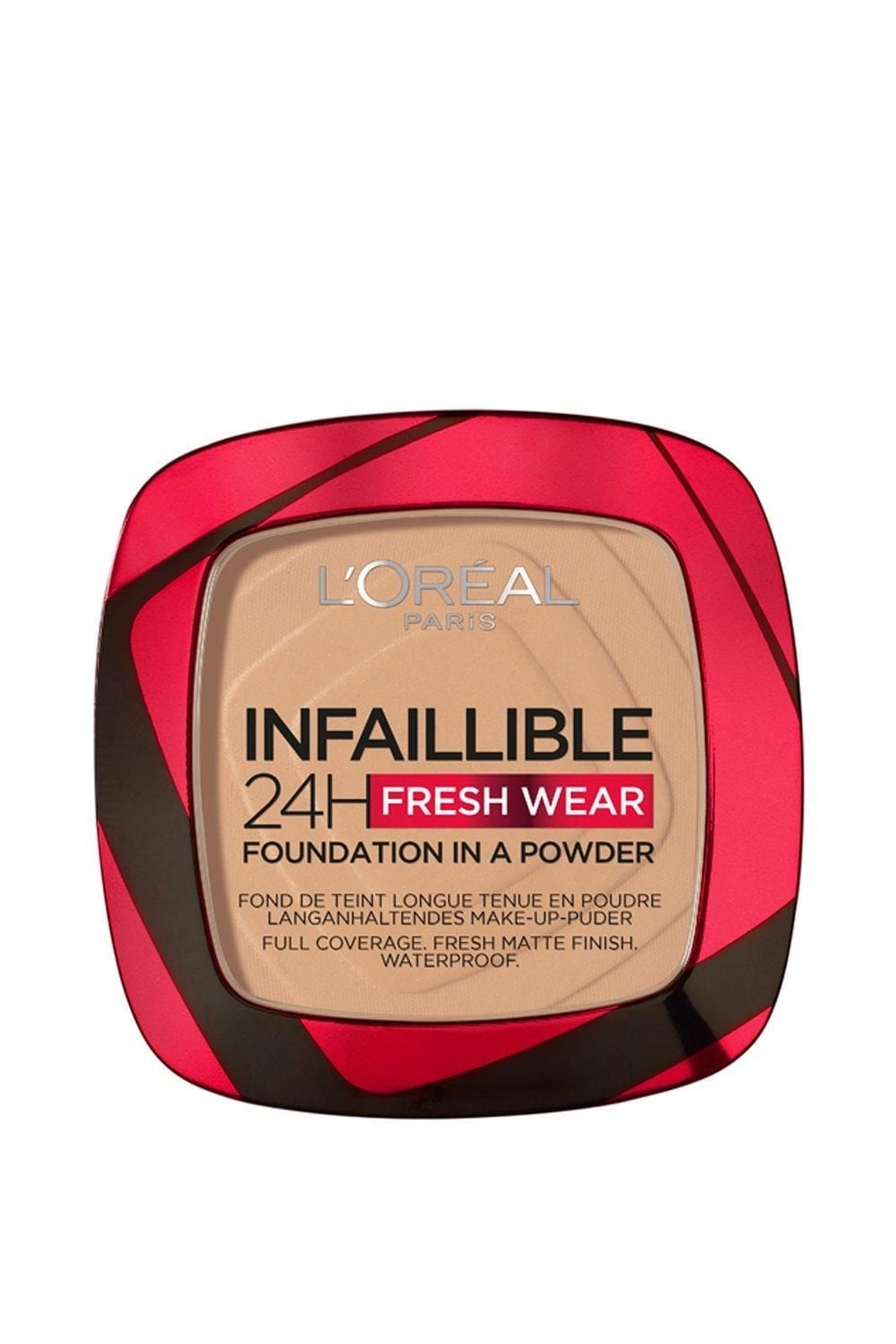L'Oréal Paris Infaillible 24H Fresh Wear Powder Foundation Golden Beige image 1