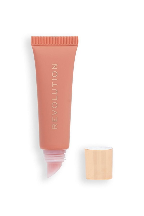 Revolution Juicy Peptide Lip Balm Nude Peach