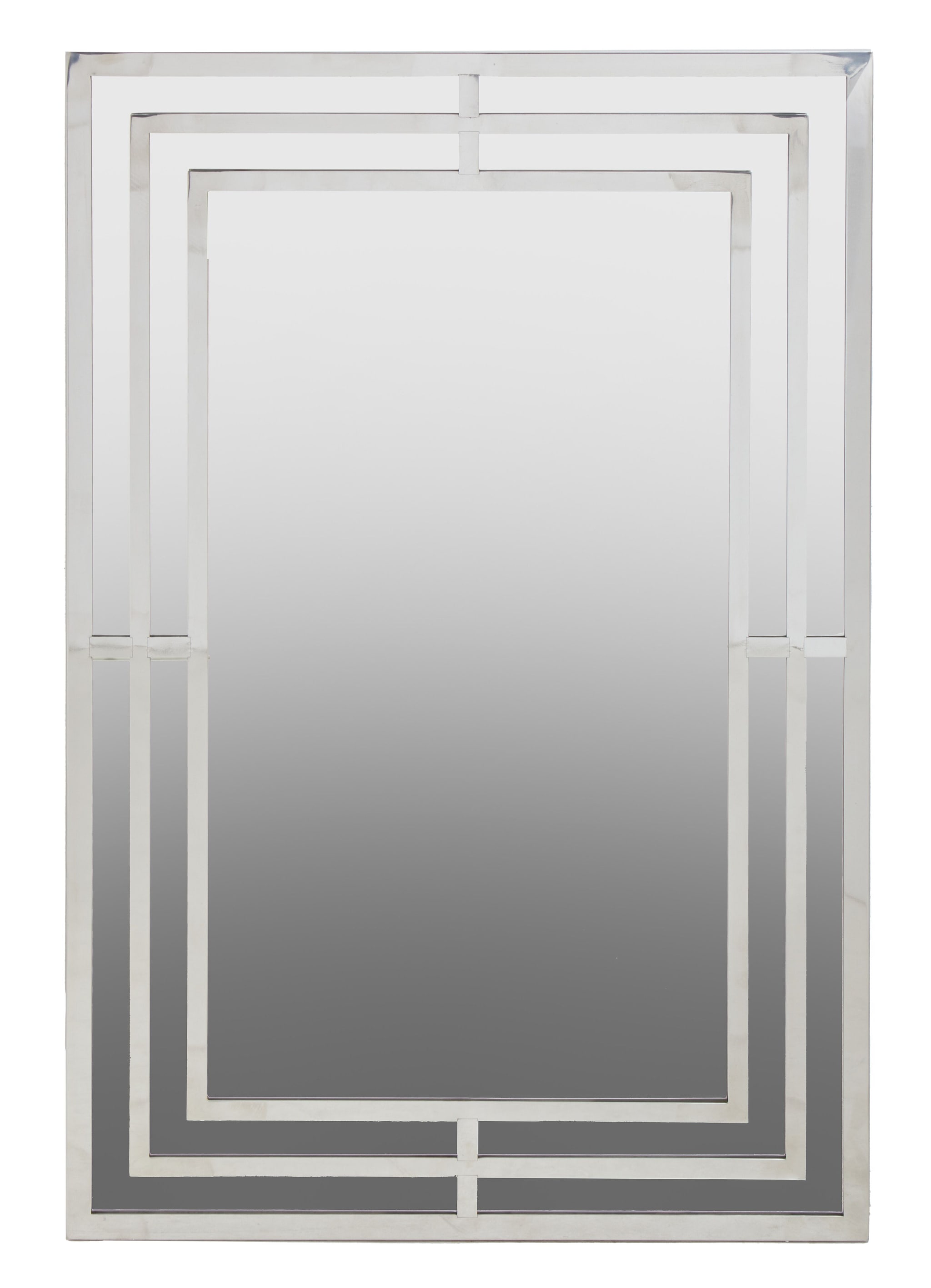 Orsina Avelino Silver Frame Wall Mirror image 1