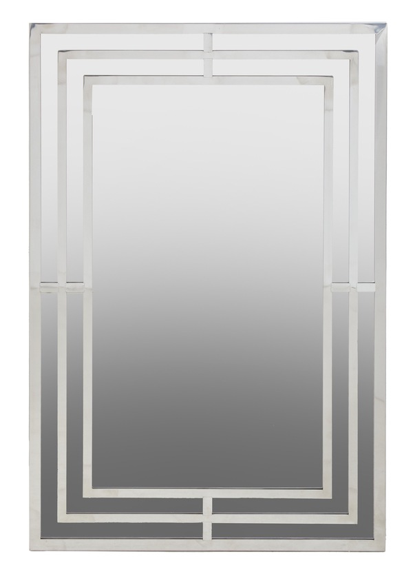 Orsina Avelino Silver Frame Wall Mirror