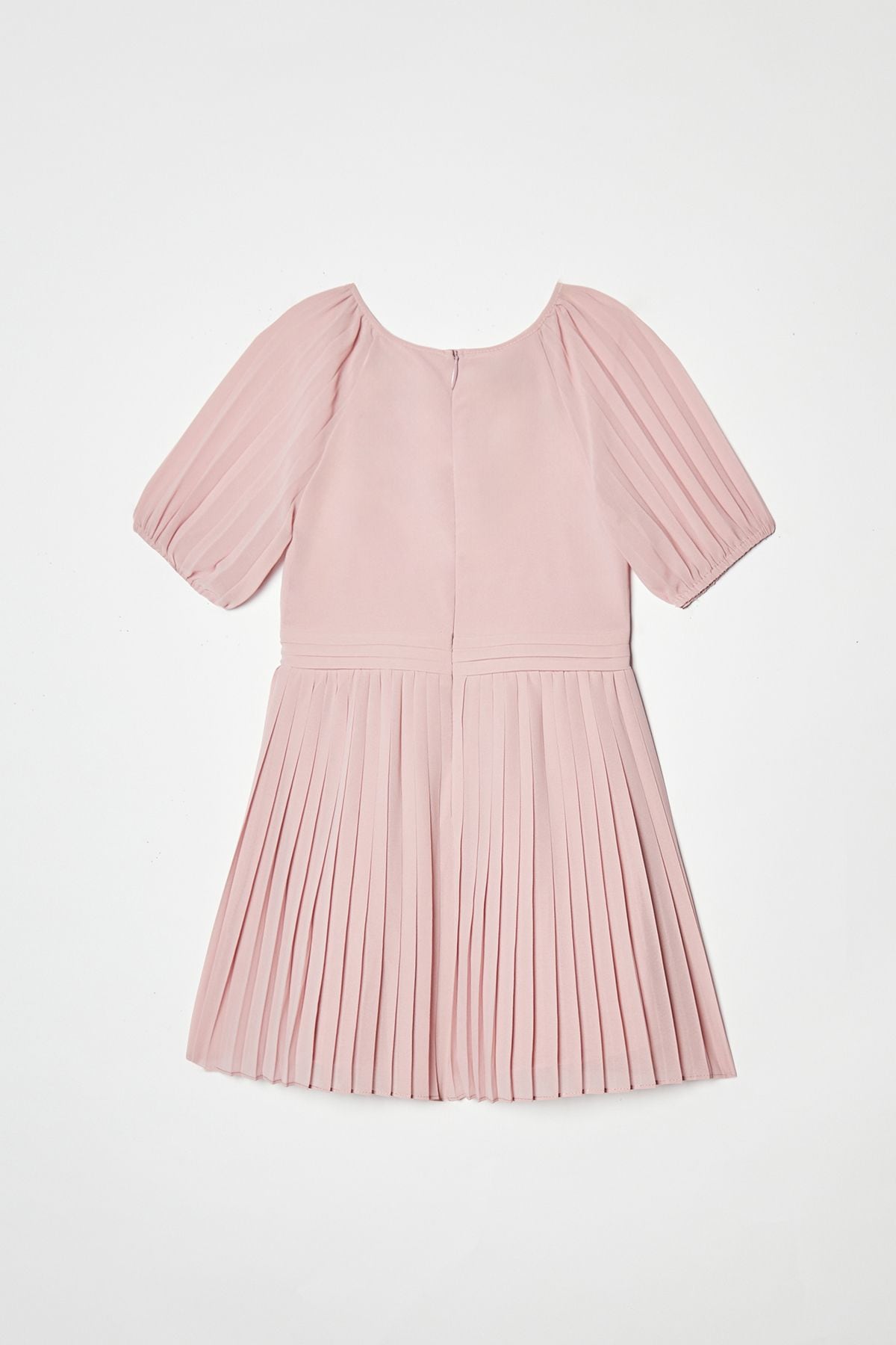 Coast Children's Pleat Skirt Placement Print Short Sleeve Dress Pink image 6