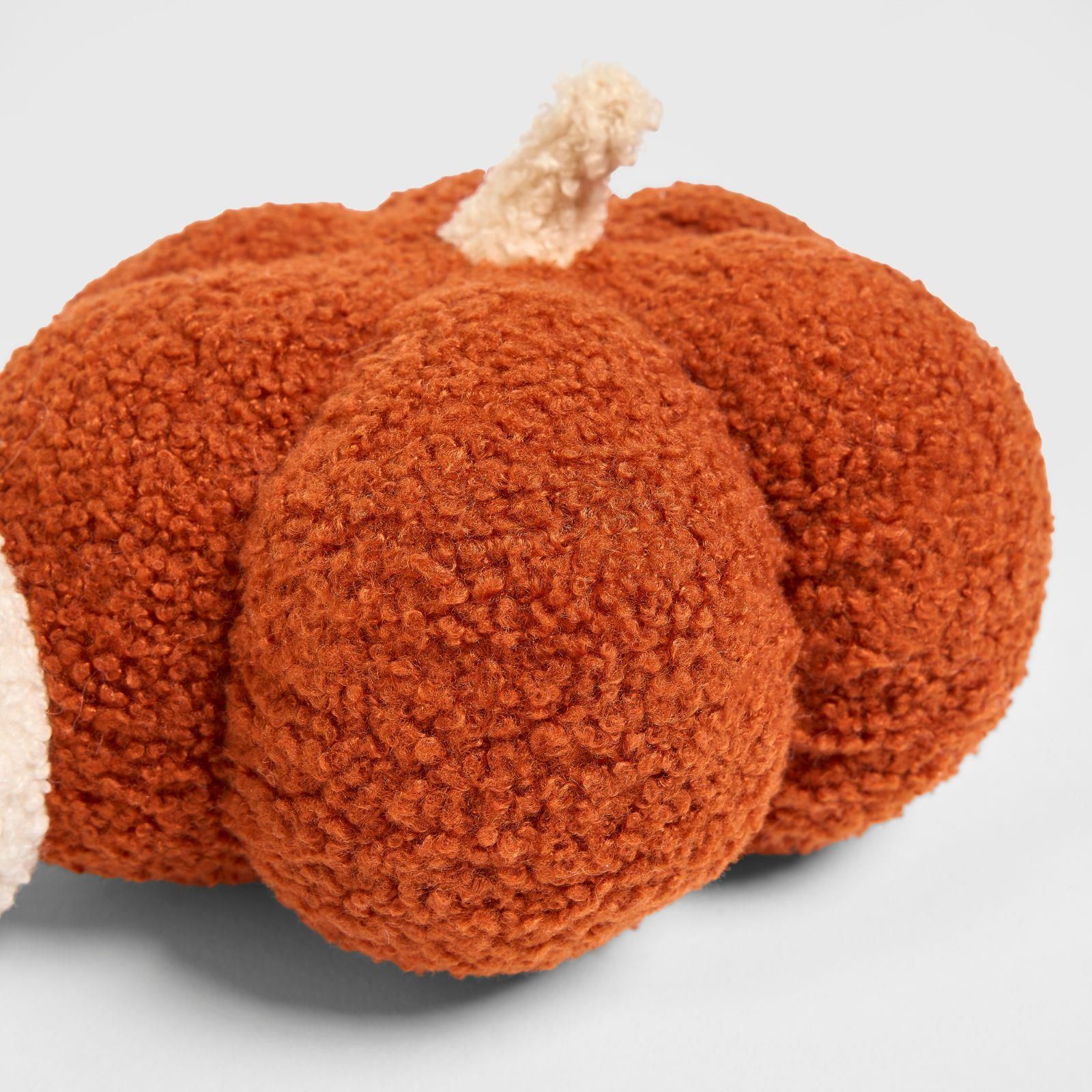 OHS Pumpkin Shaped Boucle Decorative Draught Excluder image 5