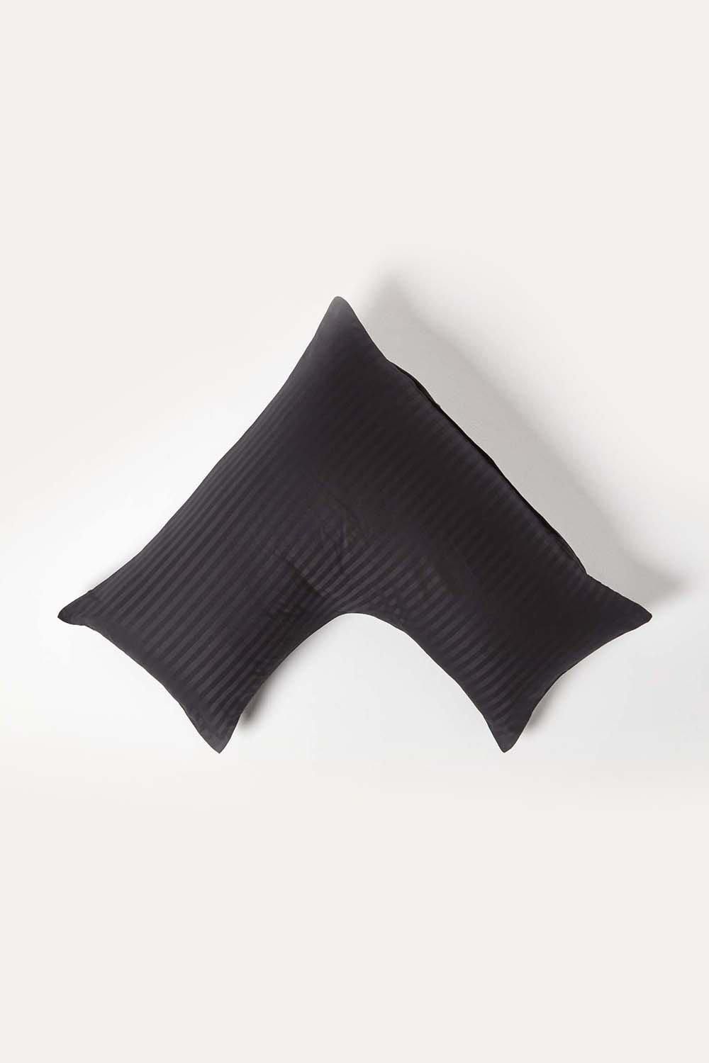 Homescapes Egyptian Cotton Super Soft V Shaped Pillowcase 330 TC image 1