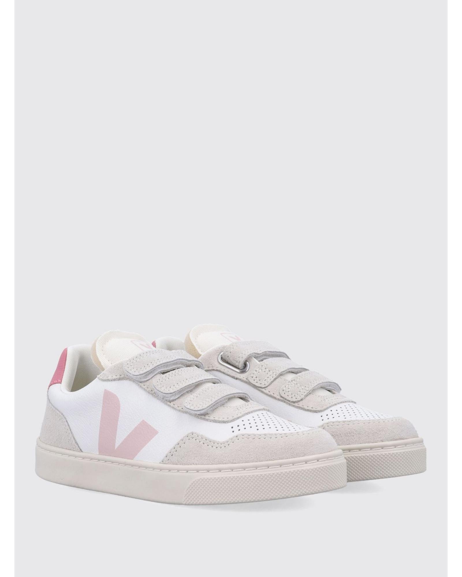 Veja Esplar Kids Velcro Strap Sneaker - White image 2