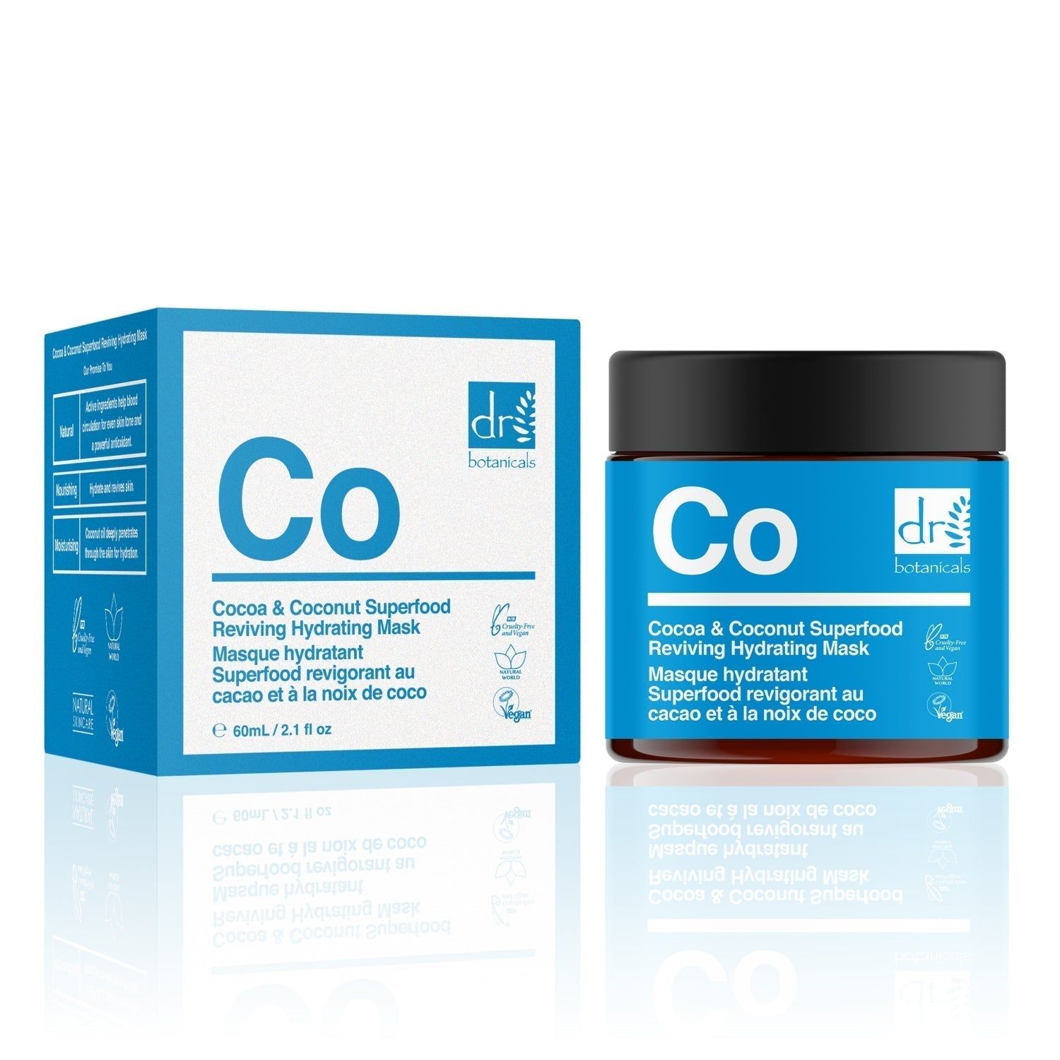 Dr. Botanicals Advanced Cocoa & Coconut Superfood Reviving Hydrating Mask 60ml image 2