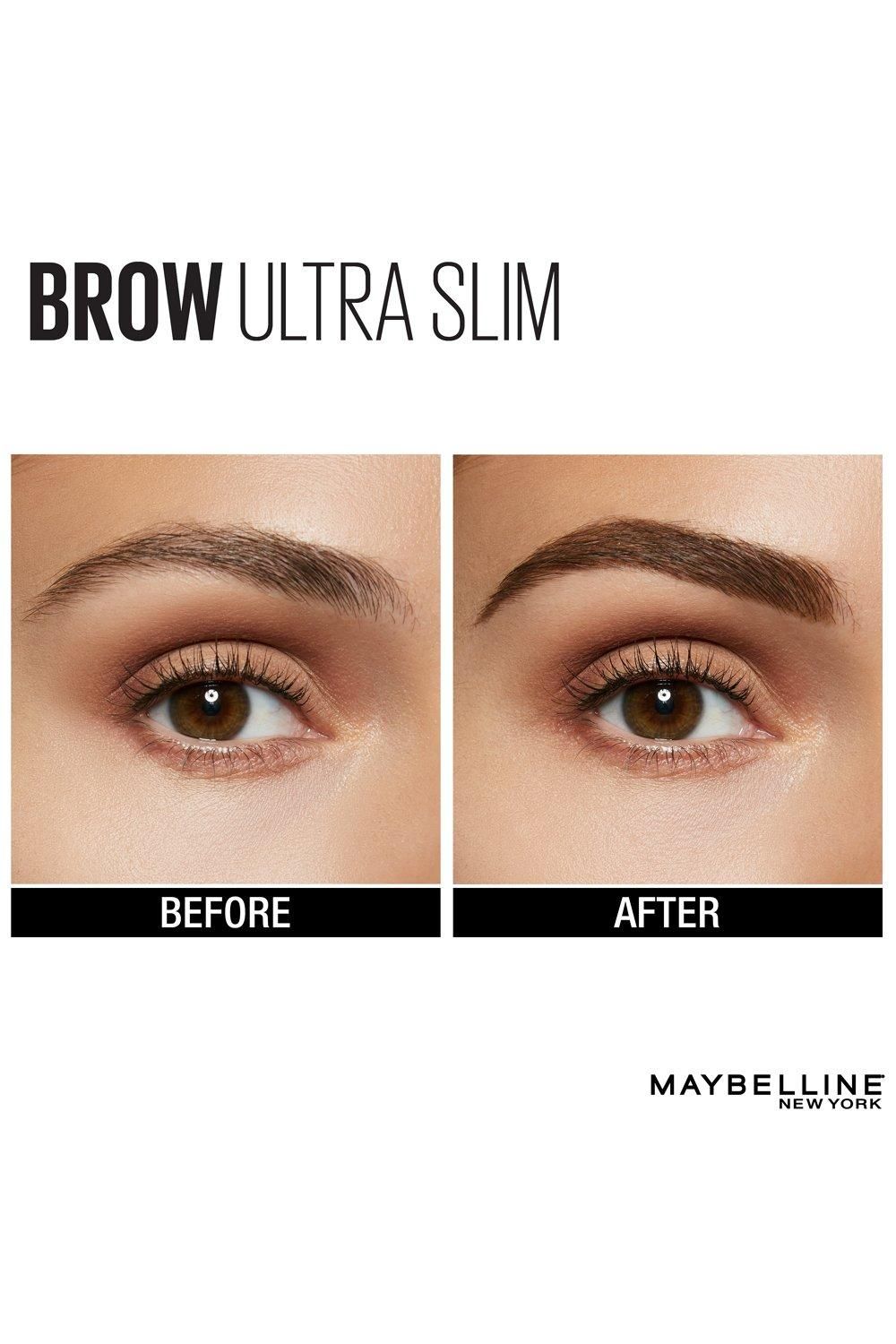 Maybelline Express Brow Ultra Slim Defining Natural Fuller Looking Brows Eyebrow Pencil Medium Brown image 3