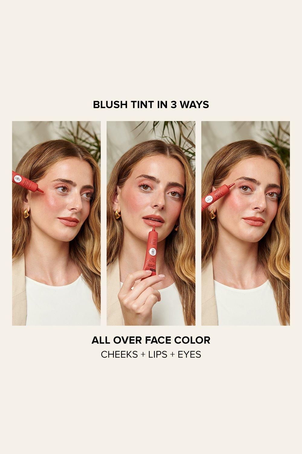 Nudestix NUDESCREEN BLUSH TINT SPF 30 Strawberry Sunburst image 4