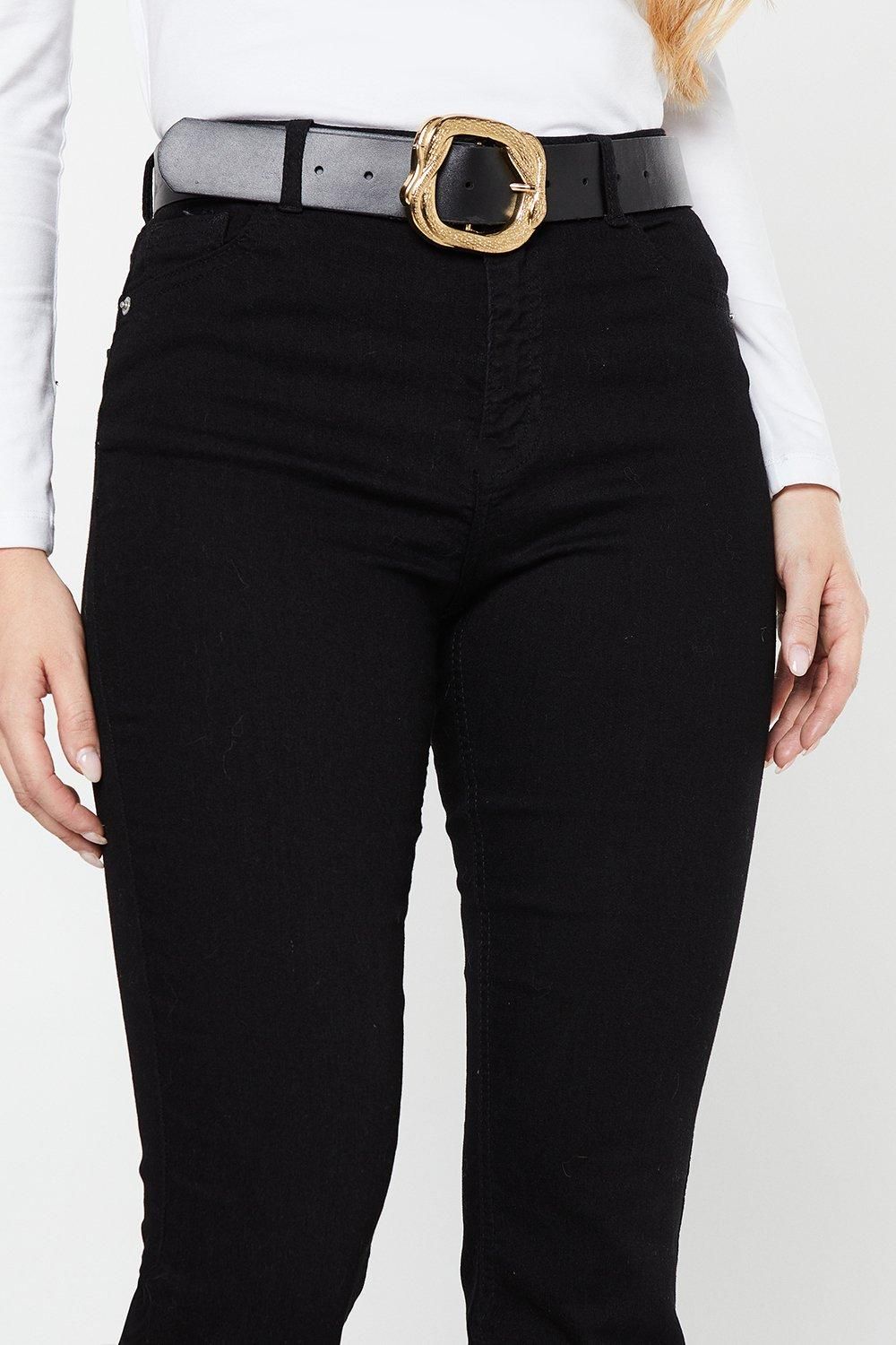 Dorothy Perkins Comfort Stretch Bootcut Jeans Black image 2