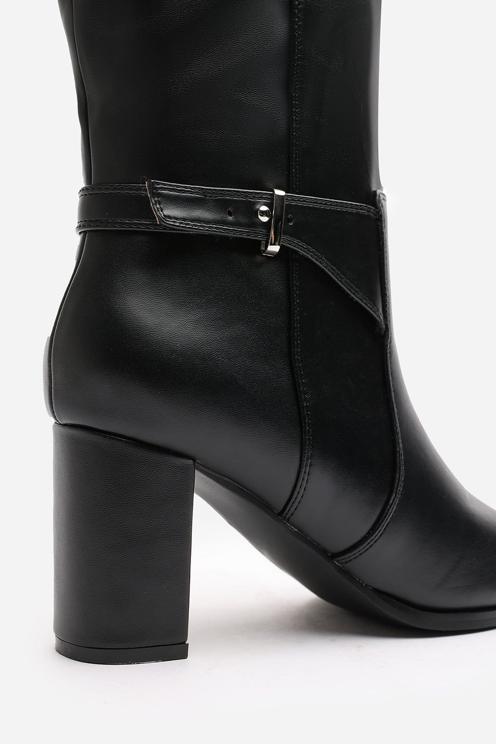 Where's That From 'Xenia' Knee High Heeled Boots With Side Zip image 6
