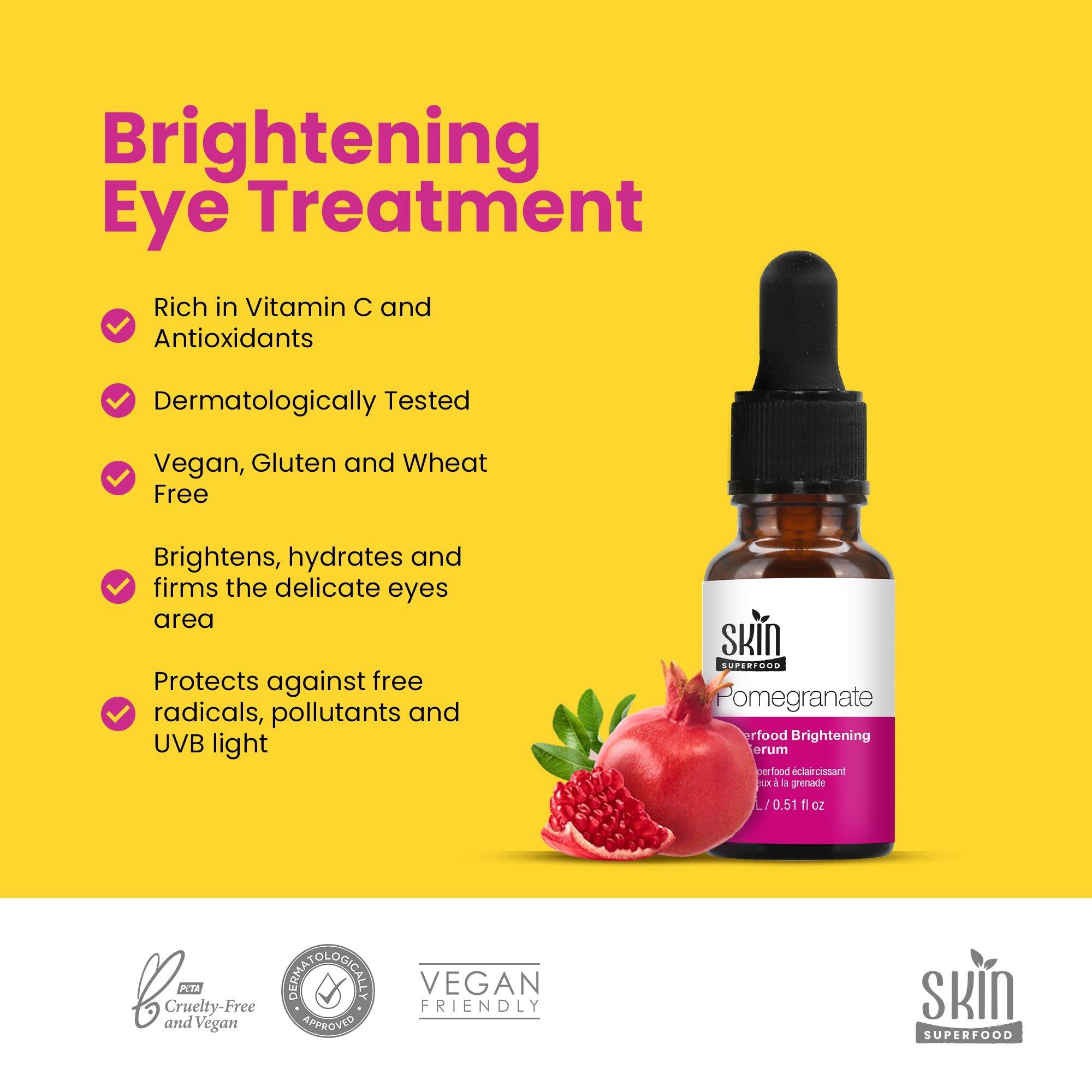 Skin Superfood Pomegranate Superfood Brightening Eye Serum 15ml image 3