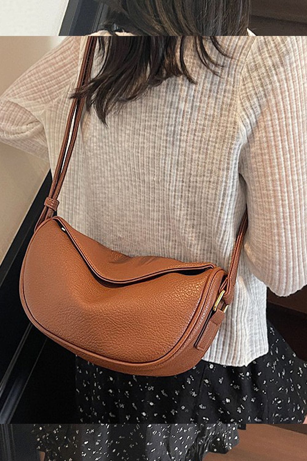 XY London 'Helen' Shoulder Bag with Magnetic Snap and Zip Closure image 1