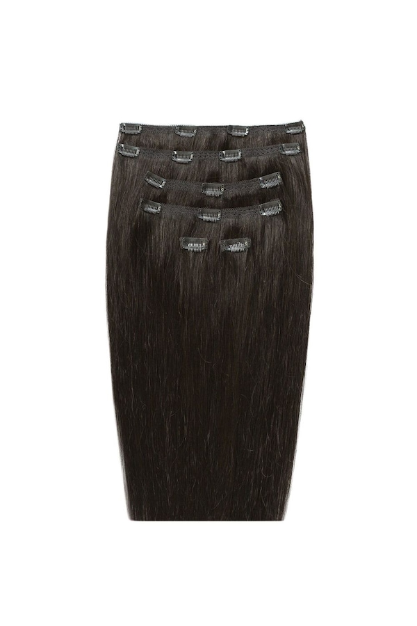 Beauty Works 20" Double Hair Set Clip-In Extensions 210g Raven