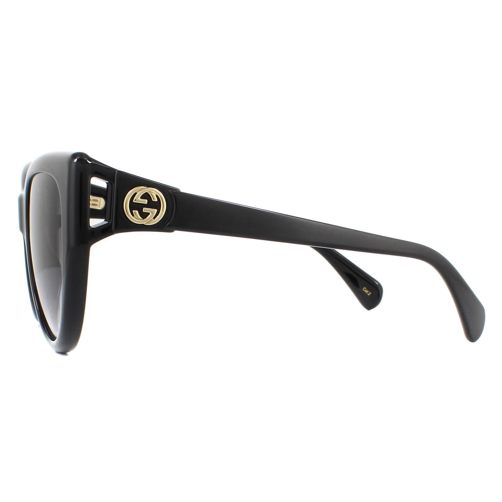 Gucci Cat Eye Black Grey Gradient Sunglasses image 3