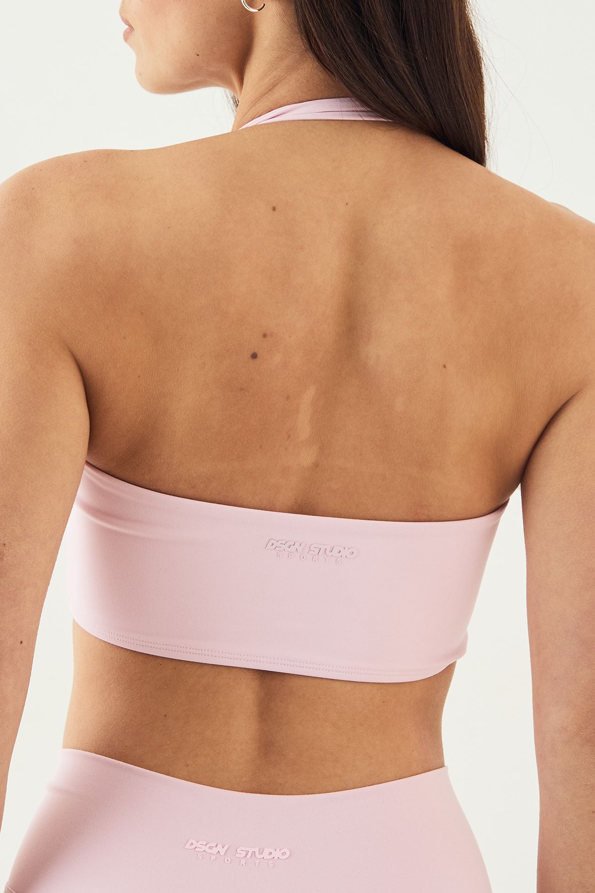 DSGN Studio DSGN Studio Ultra Sculpt Twist Front Sports Bra Baby Pink image 4